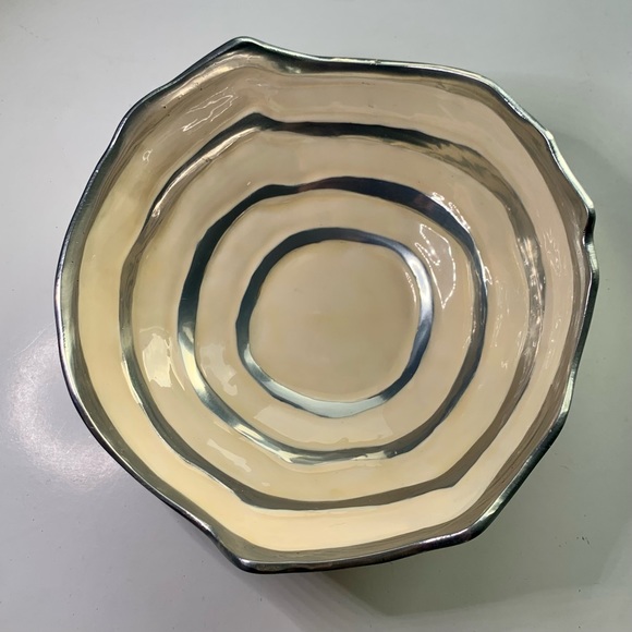 Michael Wainwright Signed 7” COMO Enamel and Aluminum Art Bowl - Picture 10 of 16